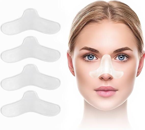 4 Pack Nasal Pads for Mask, Gel Nose Pads, Nose Gel Pad Protector for Mask, Custom Design, Can Be Trimmed to Size, Fits Most Masks