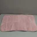 Yimobra Pink Bath Mat, Super Soft Absorbent Memory Foam Bathroom Rug Non Slip, Quick Dry, Machine Washable Floor Carpet for Tub Shower, Home Decor Accessories, 24x17