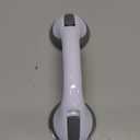 Shower Handle 1 Pack Grab Bars for Bathtubs & Showers, 12 inch Grab Bars for Bathroom with Strong Hold Suction Cup, Balance Bar Safety Hand Rail for Injury, Senior, Elderly Grey (Gray)