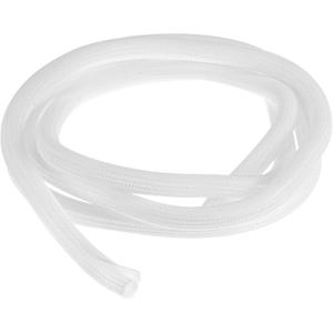 uxcell 10 Ft - 3/4 Inch Split Sleeving, Braided Cable Sleeving, PET Cable Management Wire Sleeve Cord Protector, Wire Wrap Loom Tube for Office Home Devices, White