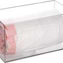 Trash Bag Dispenser Roll Holder, Wall Mount Acrylic Kitchen Organizer Storage Box Holder for Garbage Bag Grocery Bag Plastic Shopping Bag Roll Container (10.4 x 5.5 x 5.5 inches) (Standard)