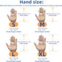 4 x Seektop Archery Gloves Shooting Hunting Leather Three Finger Protector for Youth Adult Beginner