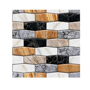 10-Sheet Peel and Stick Tile Backsplash Thicker Design Marble Tiles 12"x12" Stick on Backsplash Self Adhesive Backsplash for Kitchen, Bathroom Color Marble Black