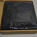 FUTEI Black Chenille Throw Pillow Covers 24x24 Inch Set of 2,Soft Striped & Diamond Textured European Cushion Cases,Modern Home Decor for Couch Living Room