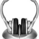 TV Wireless Headphones, Over Ear Headsets with RF Transmitter Charging Dock, Digital Stereo TV Watching Headsets Ideal for Seniors & Hearing Impaired