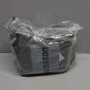 Under Bed Storage Bins - Pack Of 4 Under The Bed Storage Containers For Clothes, Blankets, Winter Clothing, & Shoes - Underbed Storage Containers With Handles, Dual Zippers, & Clear Top (Gray)