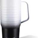 HAUSHOF 24 oz Travel Mug with Handle, Stainless Steel Vacuum Insulated Coffee Travel Mug, Double Wall Travel Mugs with Leakproof Lid, BPA Free (24 fluid ounces, Day & Night)