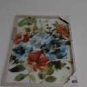 CA 16X20 WILDFLOWERS PRINTED GLASS ART