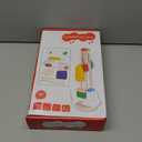 Kids Cleaning Set, 8 Pcs Wooden Housekeeping Play Set Includes Broom Mop Duster Dustpan Brushes Rag and Organizing Stand, Cleaning Toys Gift for Toddlers Girls Boys Age 3-6, Solid Beech Wood