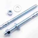 3/8"x5" Wedge Anchor by Zinced of Heavy-Duty Fastener for Cement and Concrete (8pcs Pack)