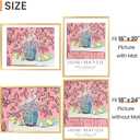 Upsimples 18x24 Picture Frame, Display Pictures 16x20 with Mat or 18 x 24 Without, Wall Hanging Poster Frames, Gold, 1 Pack
