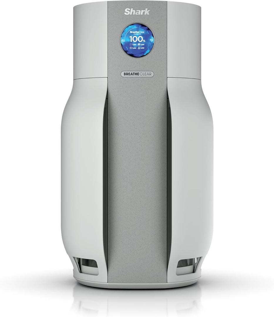 Shark BreatheClear MAX with NeverChange, Intelligent Air Purifier for Home, Large Rooms, HEPA-Exceeding for Dust, Dander, Smoke, and More, Zero Filter Changes, Dove, HP362 (2026)