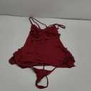 Avidlove Womens Lingerie Sexy Night Gowns for Woman Soft Babydoll Lingerie Chemise Nightwear (Wine Red, M)