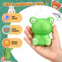 LNCOJOLM 24 PCS Party Favors Squeeze Squishies Fidget Sensory Toys for Kids, Slow Rising Soft Animal for Stress Relief EDC, Cute Rabbit Cat Duck Birthday Gift Party Supply Easter Egg Filler
