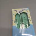 DLseego Animal Crossing Switch OLED Case Protective Cover Dockable Hard Shell Joy Con Skin Accessory With 4PCS Thumb Grips Caps and 2PC Screen Protectors (Green)