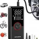 Tire Inflator Portable Air Compressor, 150PSI Faster Inflation Cordless Tire Air Pump with Digital Gauge, Auto Shut-Off, LED Light, Electric Air Pump for Car Tires, SUV, Motorcycle, Bike, Balls