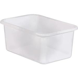 Teacher Created Resources Small Plastic Storage Bin, Clear