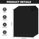 Cardstock 8.5 X 11, 40 Sheets Black Card Stock, 75lb/ 200gsm Copy Paper, Cardstock Printer Paper For Art, Drawing, Invitations, DIY Cards, Watercolor, Craft, Construction, School & Office Supplies