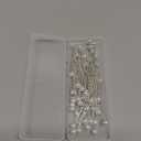 40 Packs Pearl Hair Pins Bridal Wedding White Pearl Hair Accessories Bobby Clips for Brides and Bridesmaids(0.3 Inch)