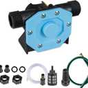 KITLUCK Hand Drill Pump, 750GPH Drill Powered Water Transfer Pump with Water Hose, Oil Tube and Adapter, Manual Water Pump for Drill, Small Self-Priming Electric Drill Pump for Water, Diesel