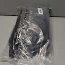 Sampeel Womens Square Neck Long Sleeve Fall Dresses Casual Babydoll Sweater Dress (X-Large, Black)