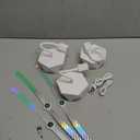 Fly Repellent Fans for Tables, Portable, Soundless, Holographic Blades, for Picnic, Party, Restaurant, Kitchen, BBQ (Standard, White)