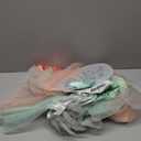 Fairy Costume Dress for Girls, Green Princess Flower Girl Dress, Tutu Dress with Headband and Wings (5-6 years)