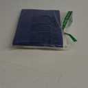 Leather Guest Book and Pen Stand Set, 10.5" x 8" Embossed Guests Sign in Book Registry Book for Funeral, Wedding Reception, Vacation Homes and Events, 80 Sheets (Blue)