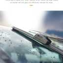 4PCS Wiper Blade Refill,Car Accessories Rubber Wiper Blade Refill,26" Windshield Wiper Blade Inserts,Frameless Window Boneless Insert Rubber Strips,Fit for Most Vehicles