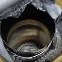 A-KARCK 4 Inch Inlet Exhaust Tip, Bolt On 4" Inlet 5" Outlet 12" Long Black Coating Exhaust Tailpipe Tip, Stainless Steel Rolled Edge