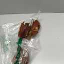 Briful Set of 3 Artificial Christmas Magnolias Flowers  30 Long Stem Faux Magnolia Stems for Tree Ornaments, Holiday Centerpieces & Christmas Decor,Dark Red