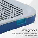 Pee Pad Holder,Dog Potty Tray with Splash Guard,Indoor Potty for Small Dogs, Waterproof and Easy to Disassembly and Cleaning Dog Toilet