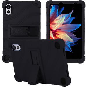 for Blackview ZENO1 2025 8 Inch Tablet Case,BOVUGAC Soft Silicone Adjustable Stand Shockproof Kids Friendly for Blackview ZENO1 8" Tablet(Black)