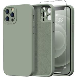 Designed for iPhone 15 Pro Case - Upgraded Enhanced Camera Protection - Soft Microfiber Lining Inside - Liquid Silicone Shockproof Protective Phone Case 6.1" for Men Women Girls,Porcelain Blue