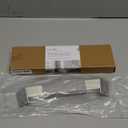 LIWEIKE Brushed Nickel Shower Foot Rest Bar Wall Mount Shower Stool for Shaving Legs Non-Slip Scrub Shower Foot Step Square Corner Shower Shaver Foot Rest