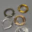 500 Loops Jewelry Wire Memory Beading Wire Steel Memory Wire Cuff Bangle Bracelet for Jewelry Making Supplies Art Creation Bracelet Necklace DIY Crafts Making Jewelry Making Dolls