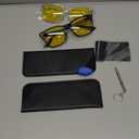 livho High Tech Blue Light Glasses - Advanced up to 99% Blue Light Blocking Computer Glasses - Screen Fatigue & UV Protection (*B1 Light Black+clear)