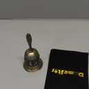 DomeStar Vintage Brass Hand Bell  Loud Call Bell for Bedside, Dinner, Wedding, Christmas & Holiday Party