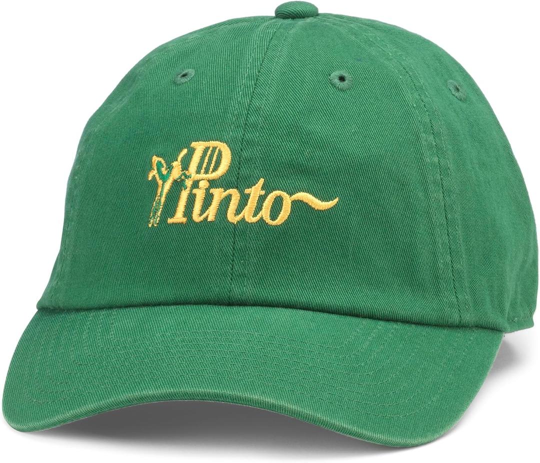 AMERICAN NEEDLE Ford Pinto Vintage Ballpark Adjustable Buckle Strap Baseball Dad Hat, Emerald Green (EM001A-PINTO-EMRL) (Green)