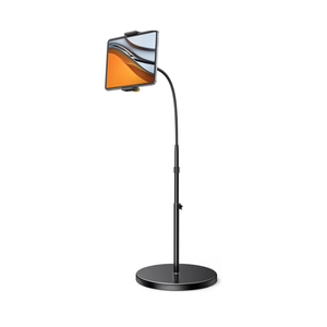 Lamicall Tablet Floor Stand Holder - Gooseneck Tablet Mount for Bed, 63" Adjustable Height & 10.6lb Stable Base, for Gifts: 4.7-13" Tablets, iPad Pro 13/9.7, Air, Mini, Galaxy Tab, Kindle, Phones