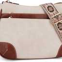 BELTANA Medium Crossbody Bags for Women Trendy Vegan Leather Hobo Purses Shoulder Handbags with Wide Adjustable Strap | Multiple Pockets