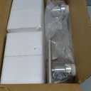 Unicozin 2 Light Vanity Lights, Brushed Nickel Wall Sconce Light with Clear Glass, Bathroom Light Fixtures, Wall Lights for Mirror, Living Room, Bedroom, Hallway, E26 Base (Bulbs Not Included)