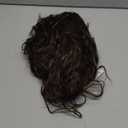 Topcosplay Men Wigs 80s Mullet Wig Long Brown Curly for Rock Disco Party Costume
