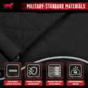Tuff Pupper Elite Tactical Dog Harness | Dual Control Handles | Front & Back D-Rings | Fully Adjustable | Military Cobra Buckles | Heavy Duty Nylon Vest | Reflective MOLLE Dog Harness for Medium Dogs (M)