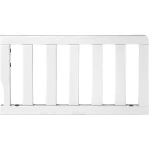 Salcod Toddler Crib Guardrail Compatible with Dream On Me Convertible Crib, Crib Rail for Prevent Toddler from Rolling Off The Bed, White