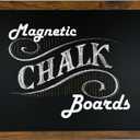 Loddie Doddie Magnetic Chalkboard for Kitchen & Wall Decor - 18" x 22" Rustic Frame - Hanging Magnetic Blackboard