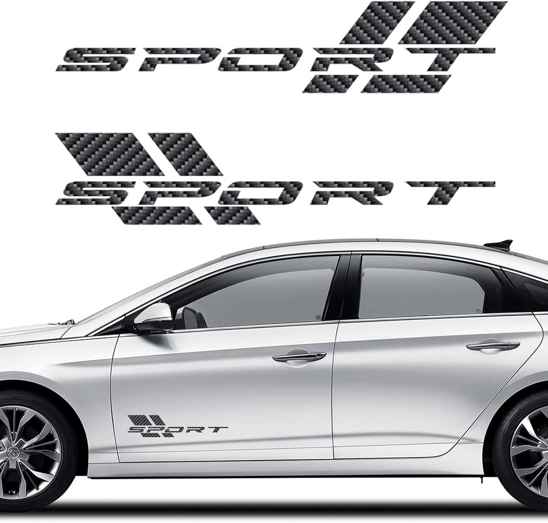 Zhizhong Car Sport Decal,16 Inch Vinyl Sticker Fit for All Cars Side