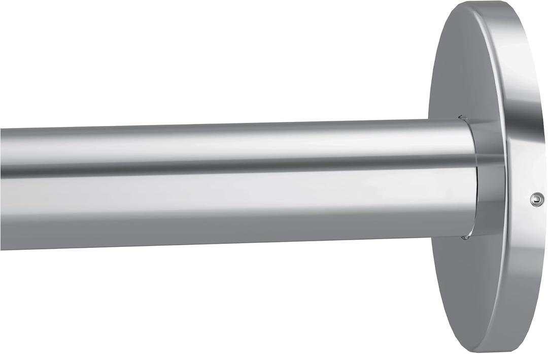 Moen Chrome 60" Straight Fixed Shower Rod, SF2143CH