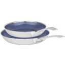 Viking Hybrid Plus 3Ply Ceramic Nonstick Frying Pan, Made without PFAS, 8Inch Induction Cookware, Metal Utensil Safe, Oven Safe to 500F