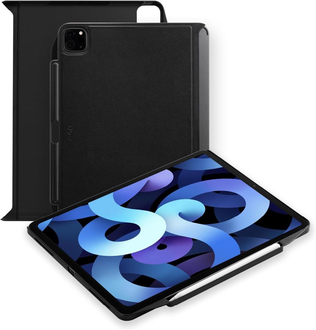 MOFT Snap Case for iPad Pro 12.9 Inch (6th 5th Generation) with Pencil Holder, Magic Keyboard Compatible and Magnetic-Friendly to Connect to Versatile Snap Stands